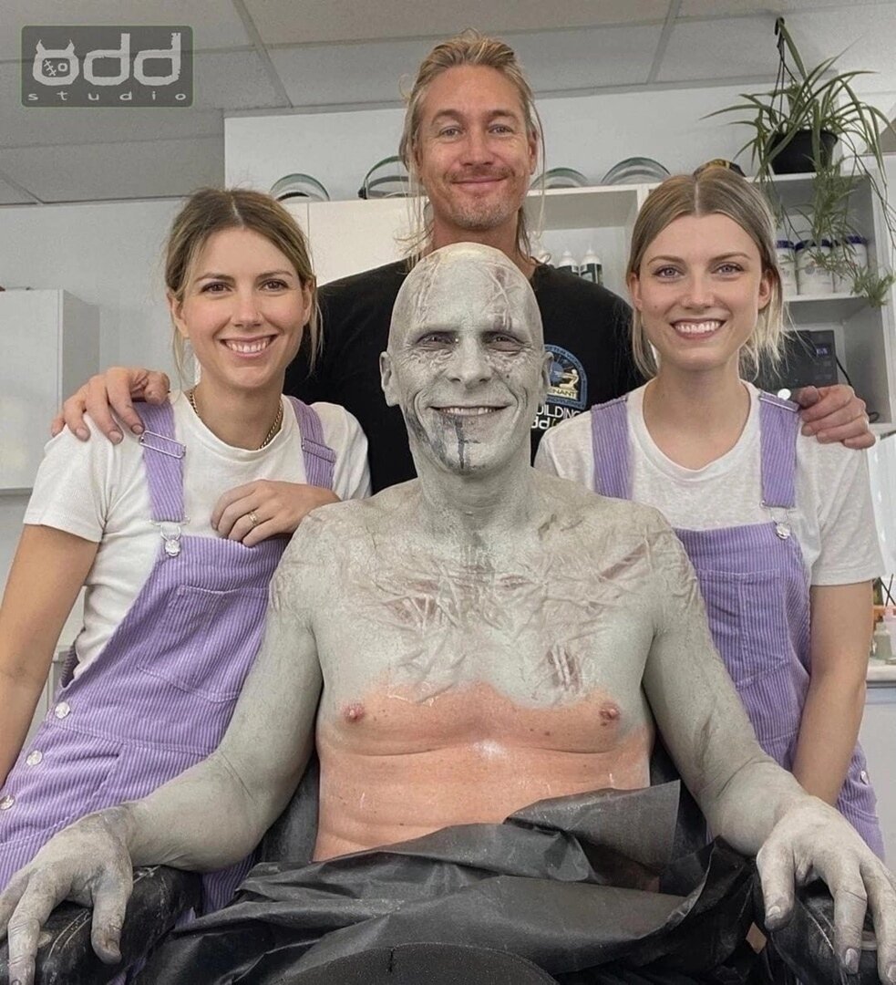 Кадры Кристиана Бейла в к\ф "Марвел"