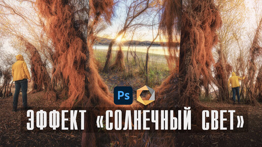 Обработка Пейзажа в Фотошопе / Эффект Cолнечный свет / Плагин Nik Collection / Adobe Photoshop