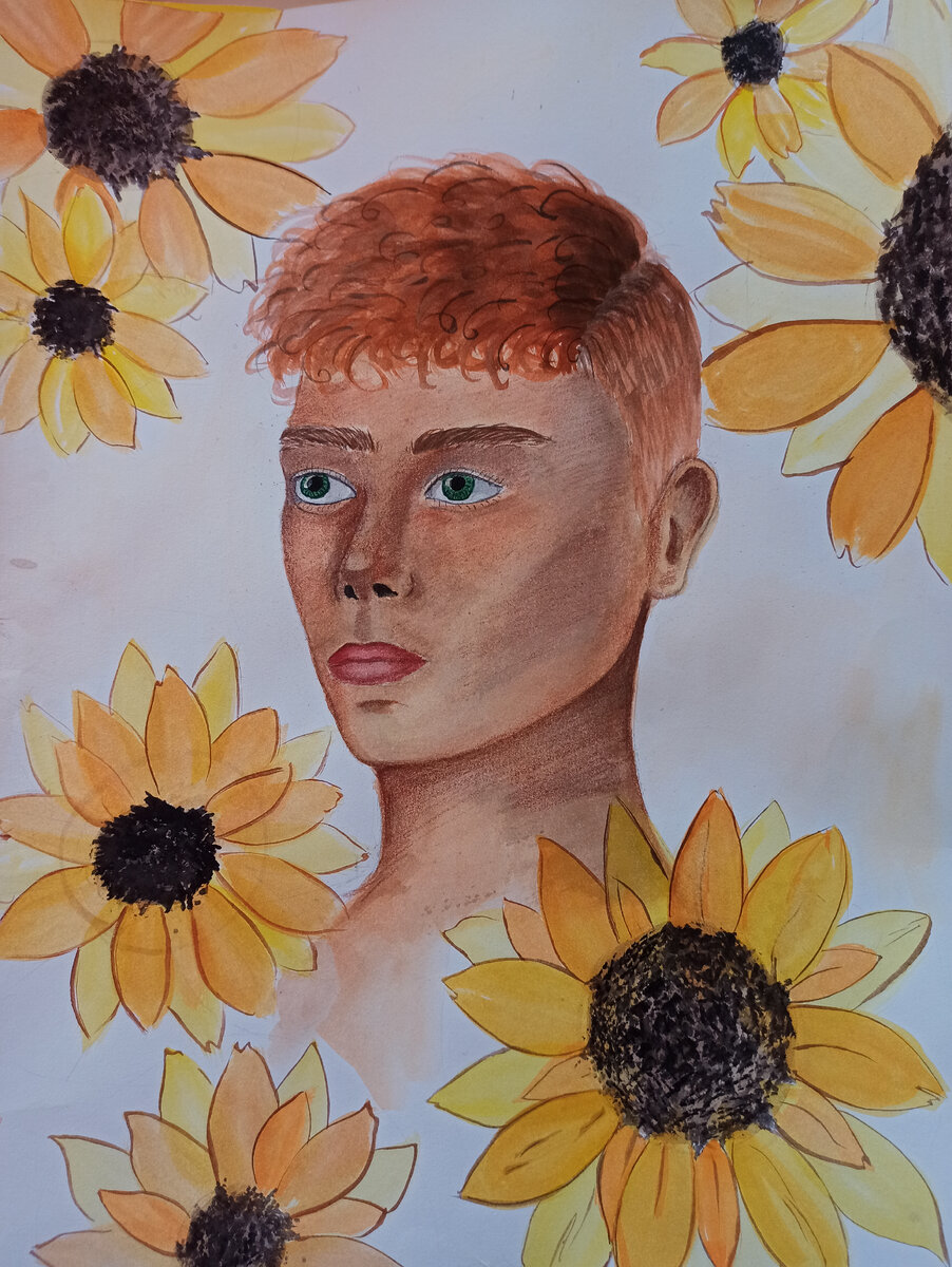 Акварель и карандаши 2022г.