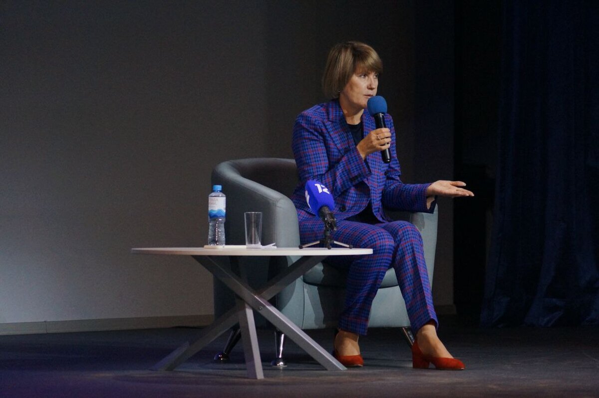 Министр образования Омской области Татьяна Дернова в ОмГПУ