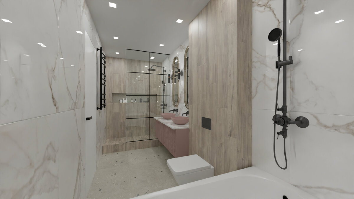 Проект Ирины Чернухиной с керамогранитом KERRANOVA