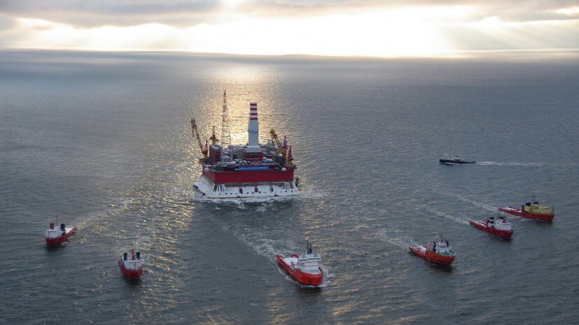 Арктическая платформа © Газпром