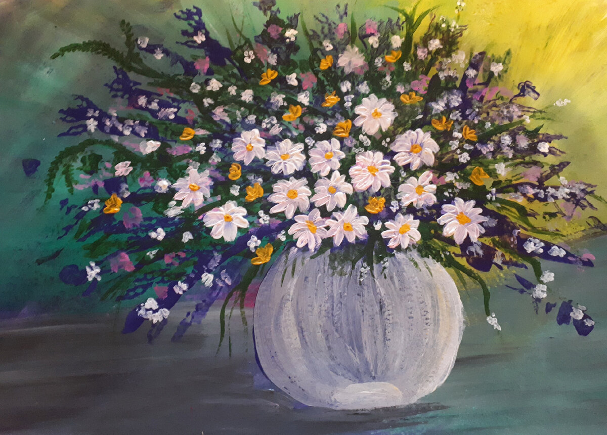 Художник: Ирина Износова, г. Великий Устюг, Вологодская область. Бумага формата А4. Гуашь.