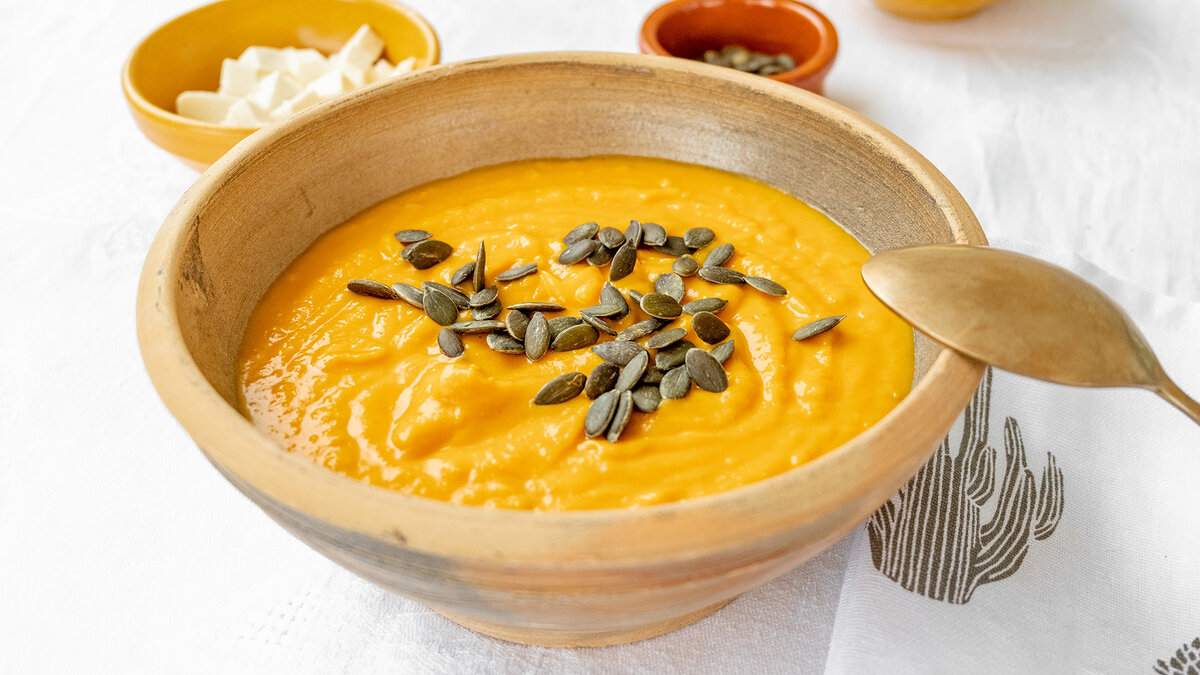 Супчик из тыквы и кокосового молока