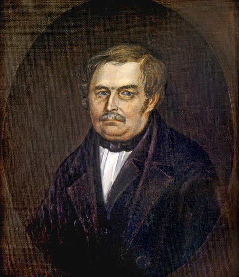 Василий Афанасьевич Гоголь-Яновский.
Портрет работы неизвестного художника