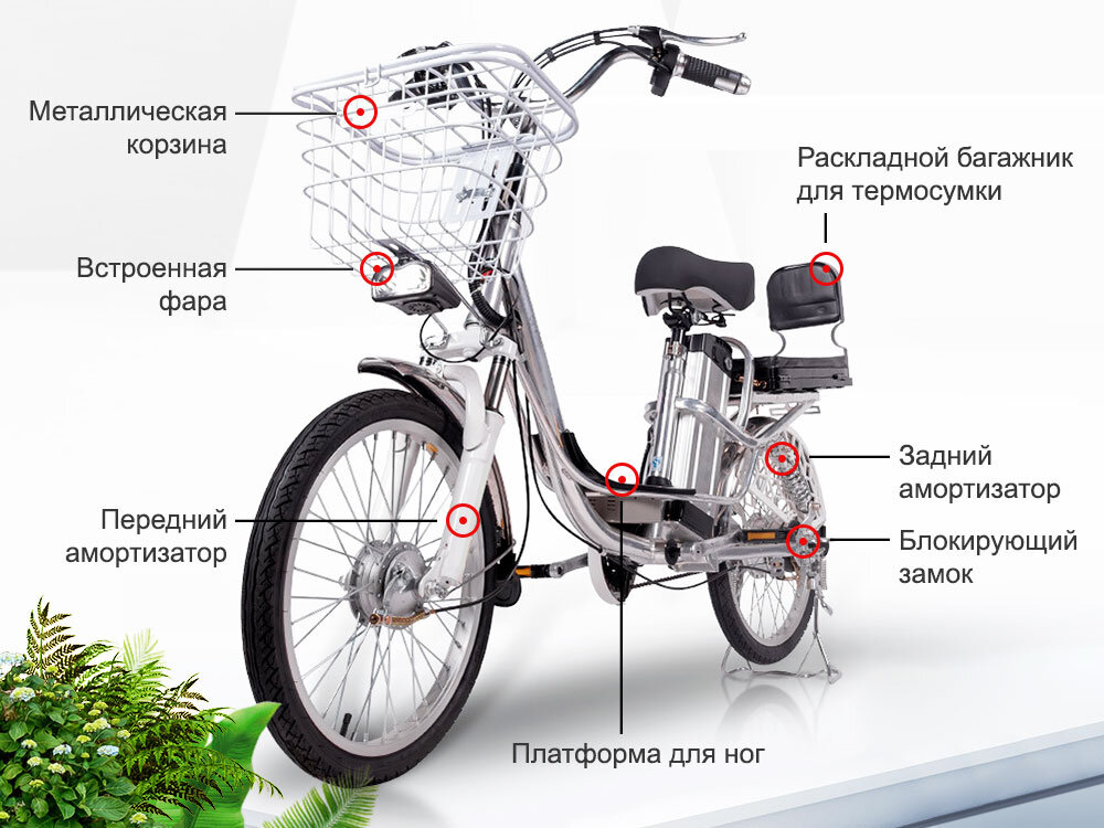 Электровелосипед Delivery Line V12 – практичный и универсальный