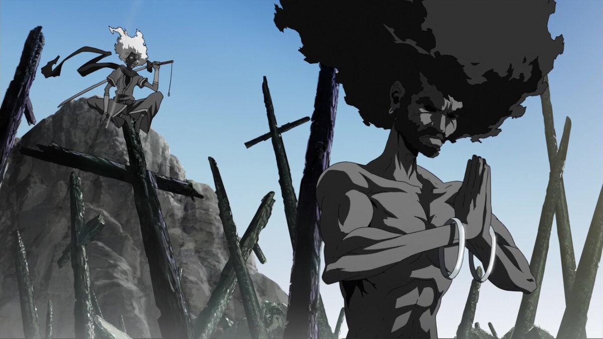 Шичигоро афросамурай. Афросамурай. Афросамурай / afro samurai. Афросамурай скрины. Afro samurai аниме.