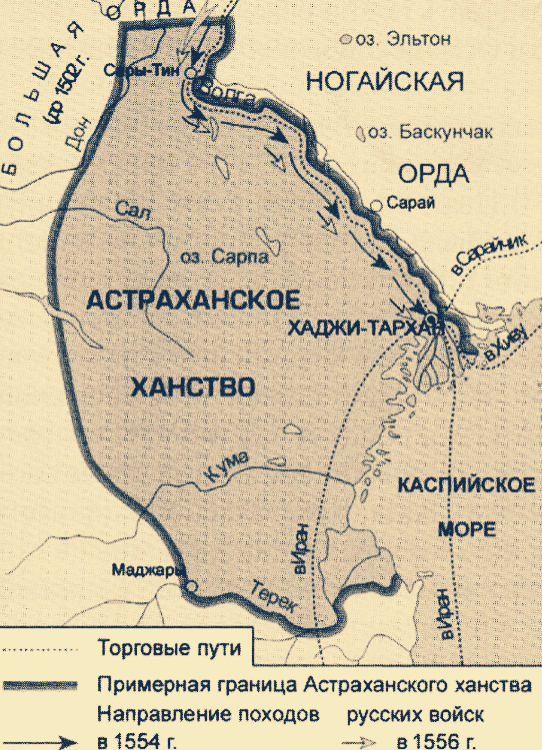 Народы входившие в состав астраханского ханства