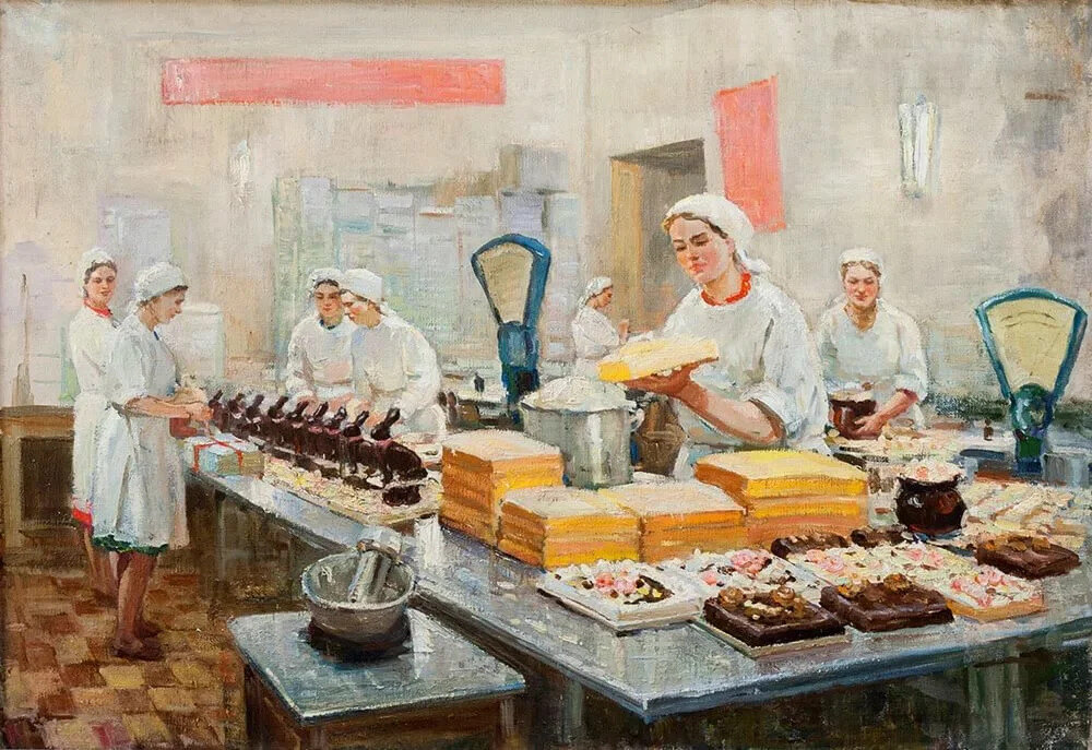 Нора Александр «Кондитерский цех» 1954