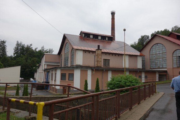 Территория завода в Десне. 