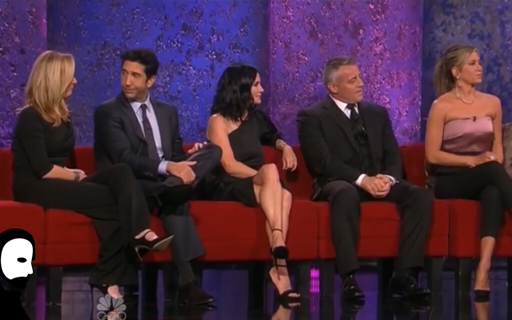 «Друзья» на шоу Джеймса Берроуза