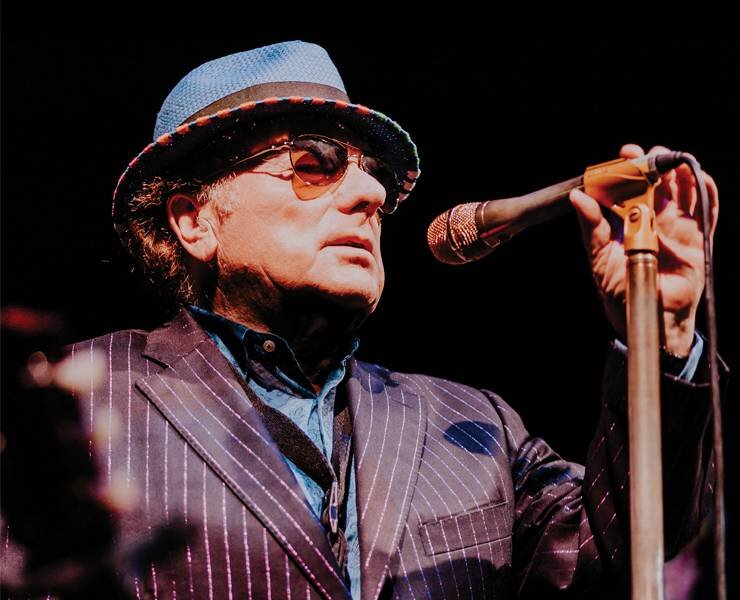 Ван Моррисон, неизменно элегантный, в наши дни. 