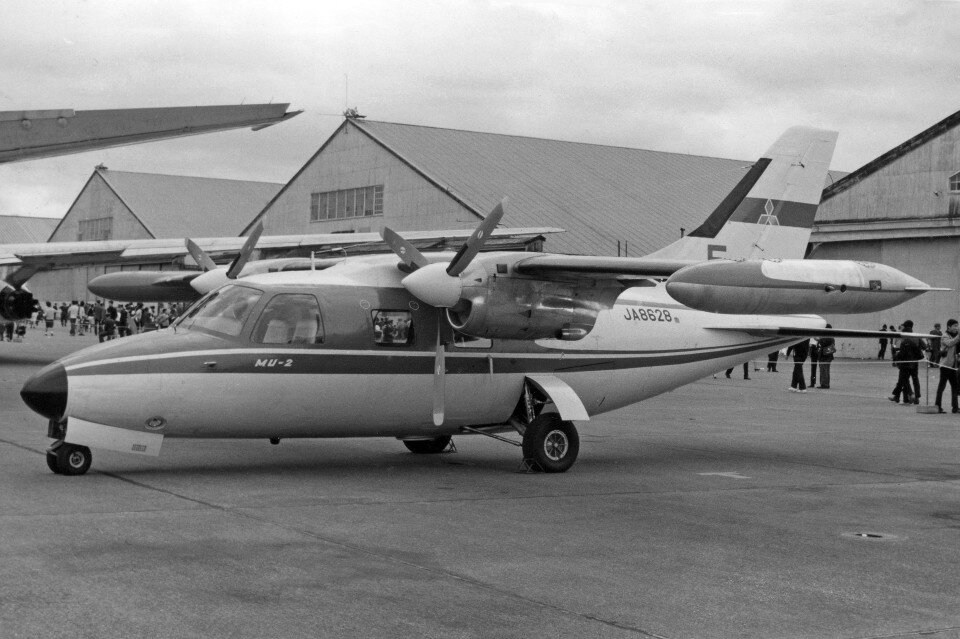 Mitsubishi MU-2 на авиационной выставке. Фото: flyteam.jp