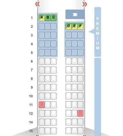 Схема салона ryanair - 92 фото