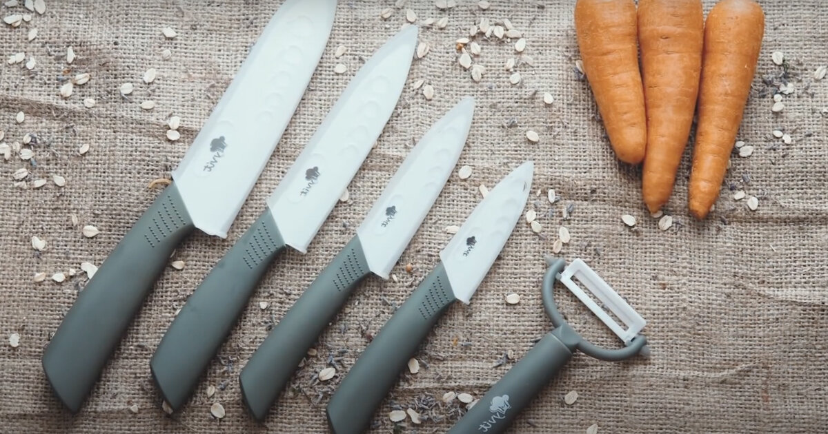 Набор ножей и овощечистка с АлиЭкспресс