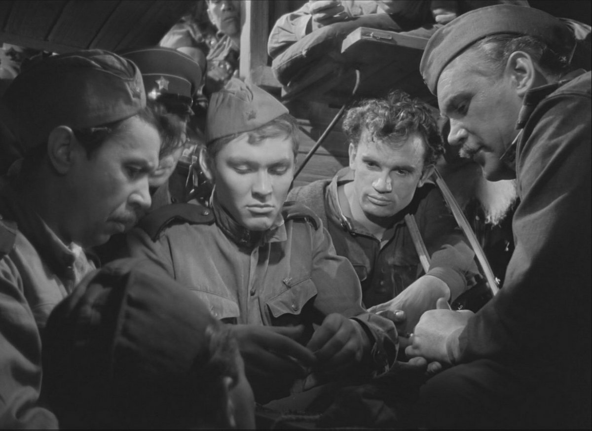 , "Баллада о солдате" (1959), реж. Г. Чухрай.