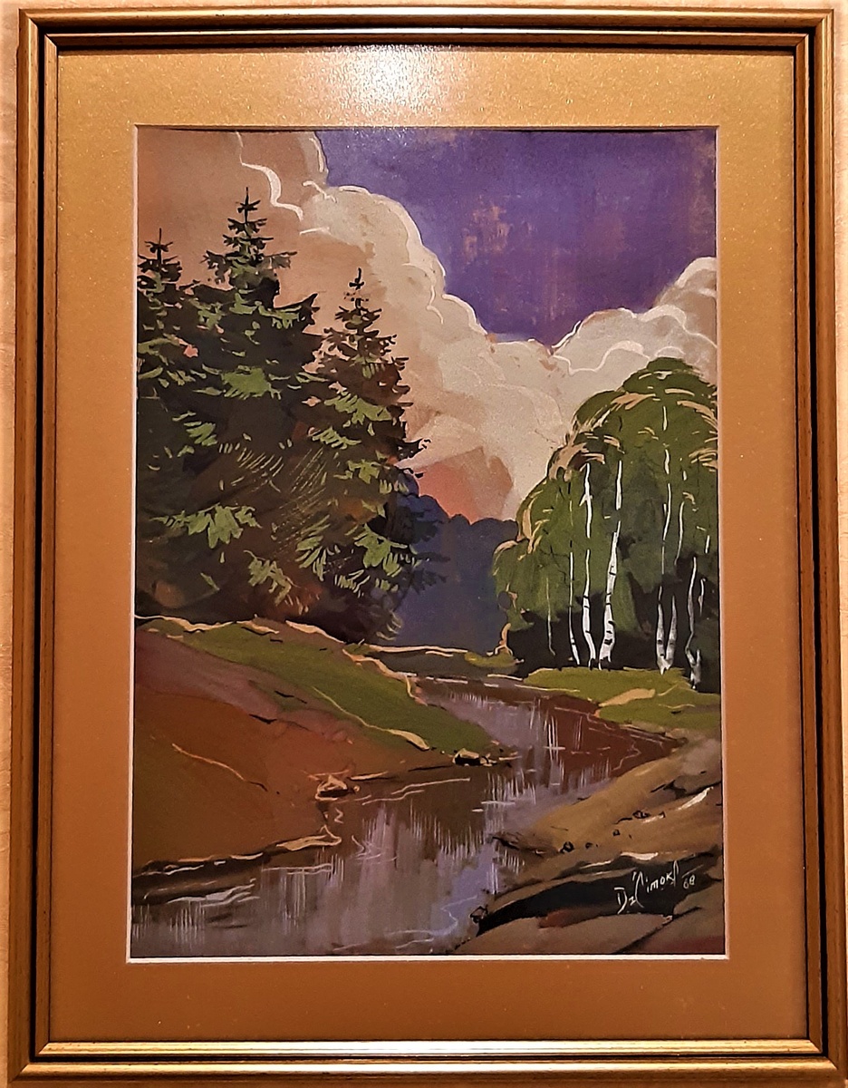 Акварель, бумага. Первая, которую купил. 450 руб.