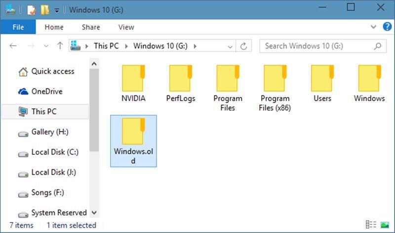 В папке Windows old хранятся файлы от прежней версии операционной системы. Они нужны для того, чтобы пользователь мог откатиться к предыдущему состоянию системы.