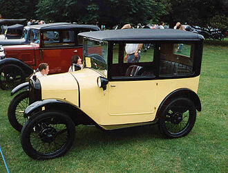 Austin 7 коробка-седан, 1926 год