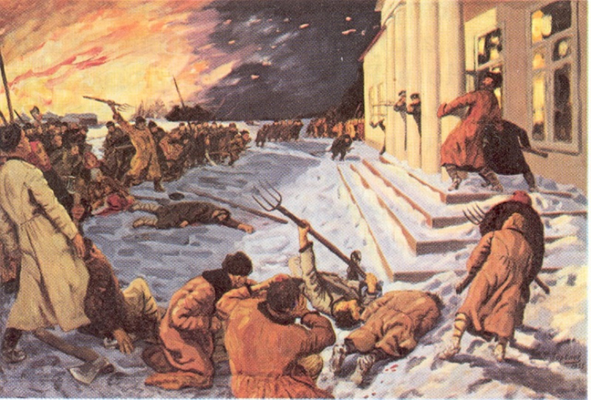 Крепостное восстание. Крестьянское восстание 1905 года. «Разгром помещичьей усадьбы в 1905 году» Гавриил Горелов, 1911. Восстания крестьян 1905 год. Н. Горелов разгром помещичьей усадьбы 1905
