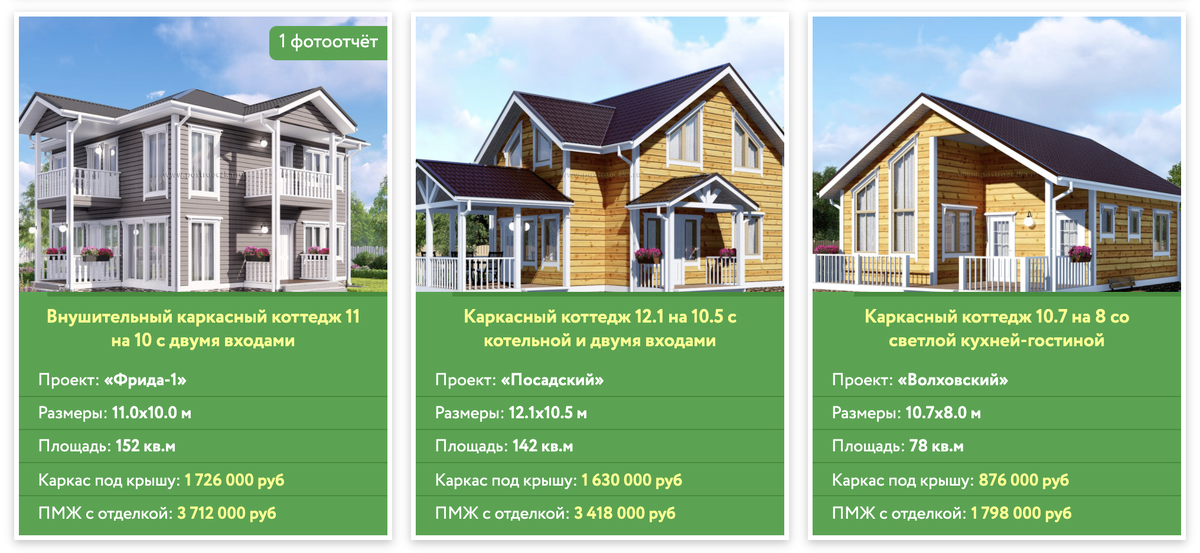 И действительно сайты строительных компаний радуют глаз красивыми картинками...