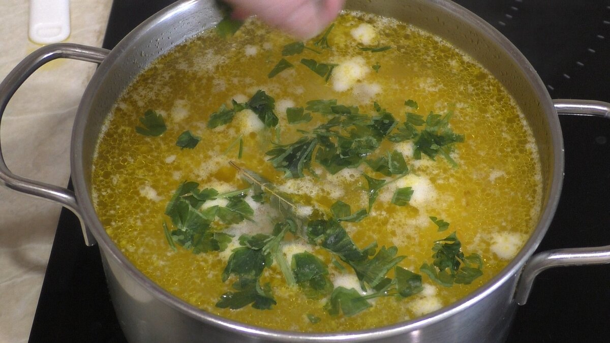 Суп "Крестьянский" с фрикадельками готовлю когда нет времени стоять у плиты