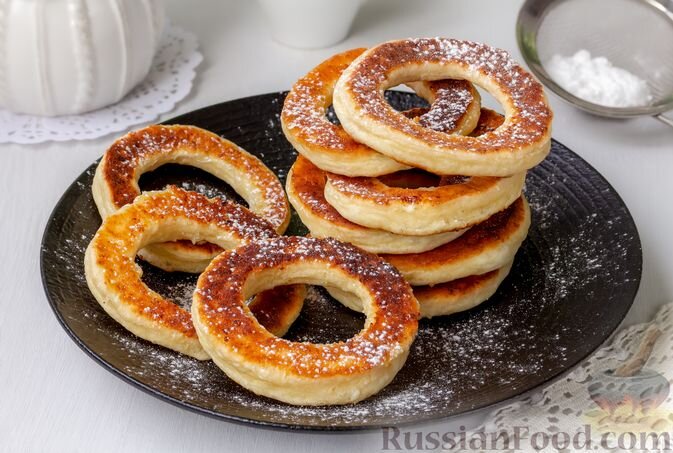 творог, мука, яйцо, сахар, соль, сода, масло растительное, пудра сахарная