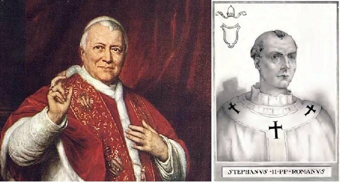  Пиус IX и Стефан II