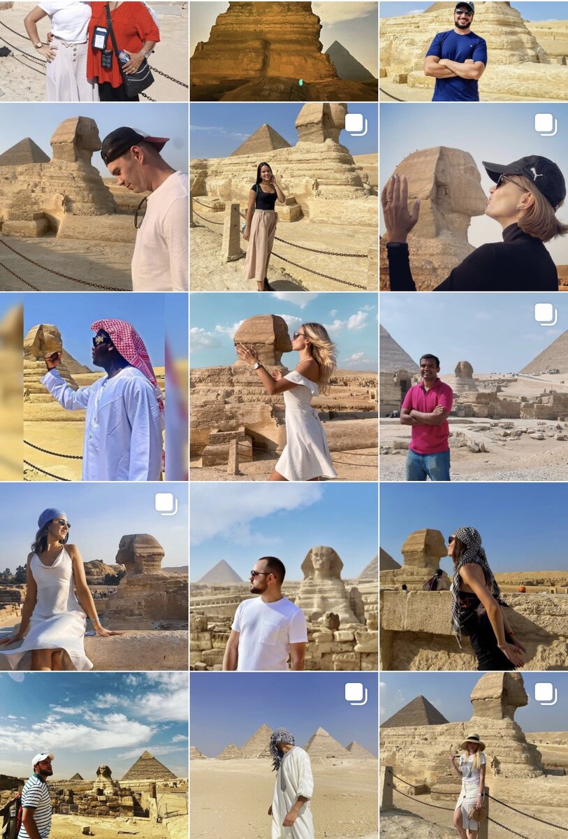 Фотографии из Египта в Инстаграм.