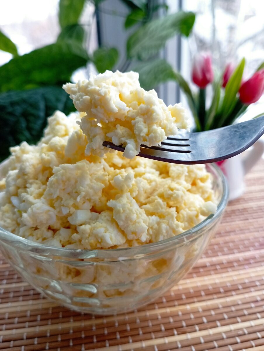 Салат с плавленным сыром