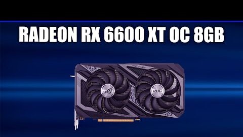 Видеокарта ASUS ROG Strix Radeon RX 6600 XT OC 8GB (ROG-STRIX-RX6600XT-O8G-GAMING)