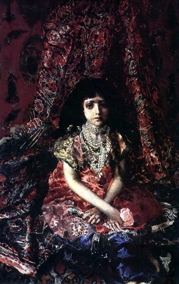 «Девочка на фоне персидского ковра», 1886 г. Источник: wikipedia.org