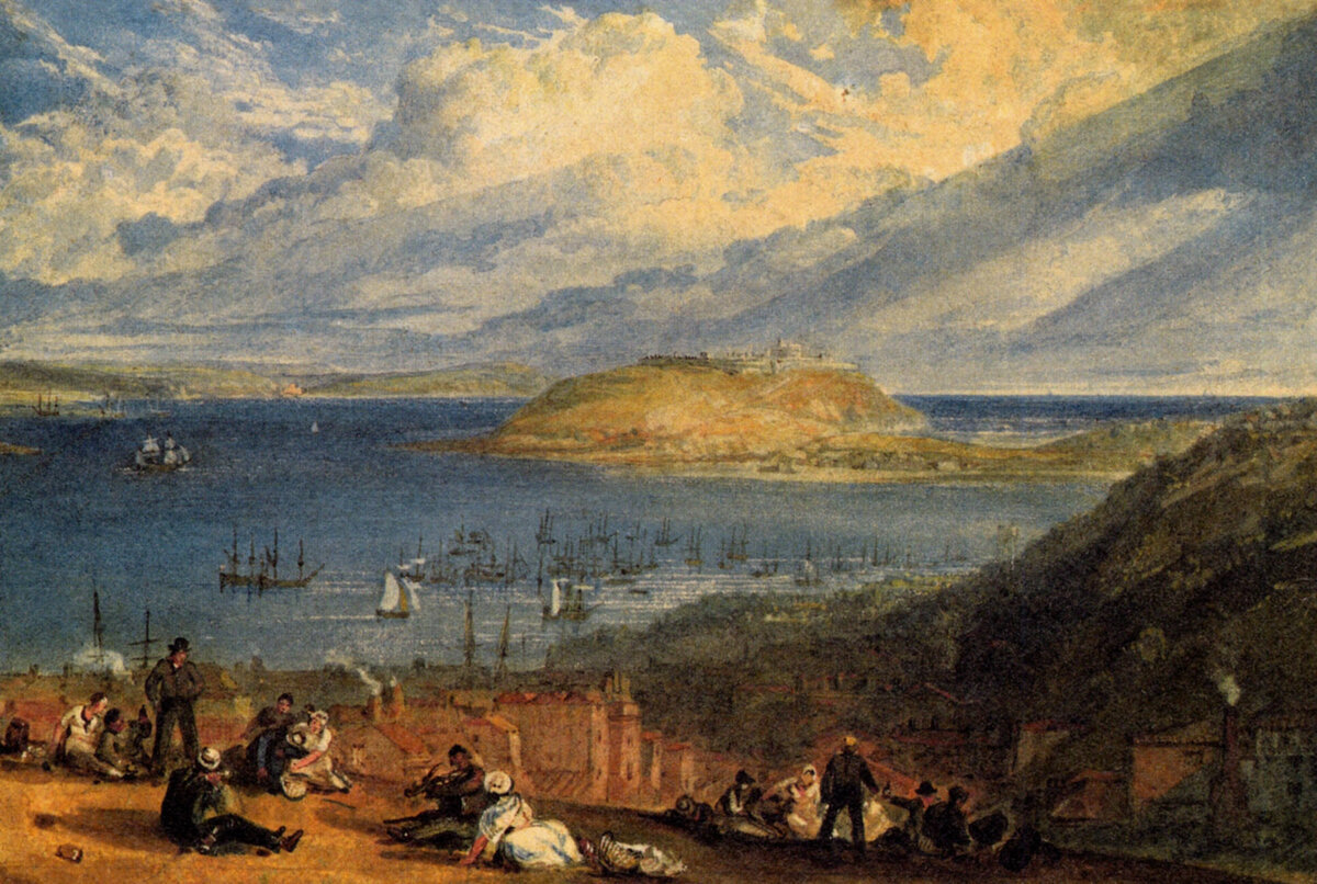 Гавань Фалмута, Корнуолл, 1811 г. http://art-turner.com/artwork_turner/Falmouth%20Harbour,%20Cornwall%20w.jpg