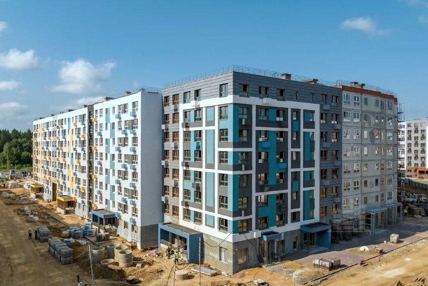 ЖК «Новая Рига» — аэросъемка Новострой-М