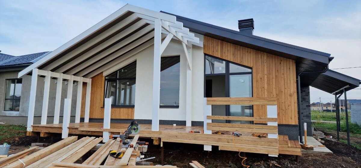 Стройка по нашему проекту в самом разгаре