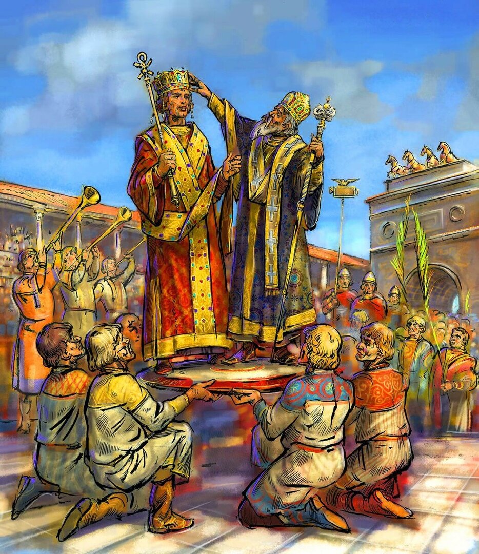 Коронация императора Византии