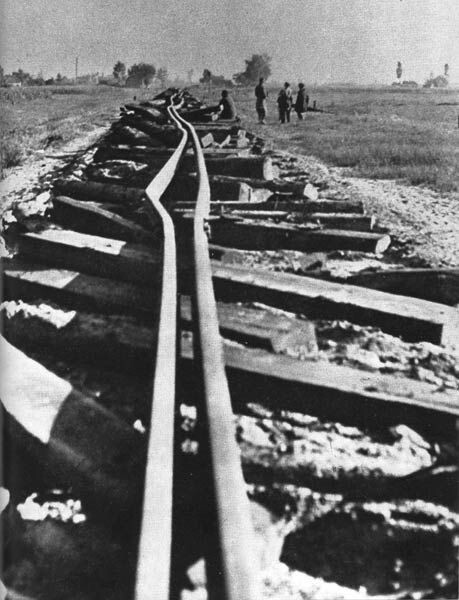 Последствия работы путевого разрушителя