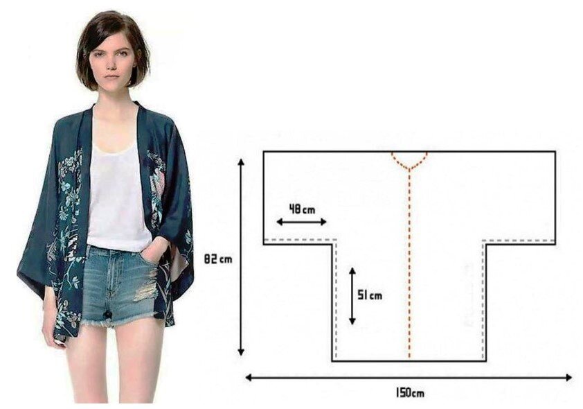Как сшить модный кардиган своими руками быстро и без выкройки