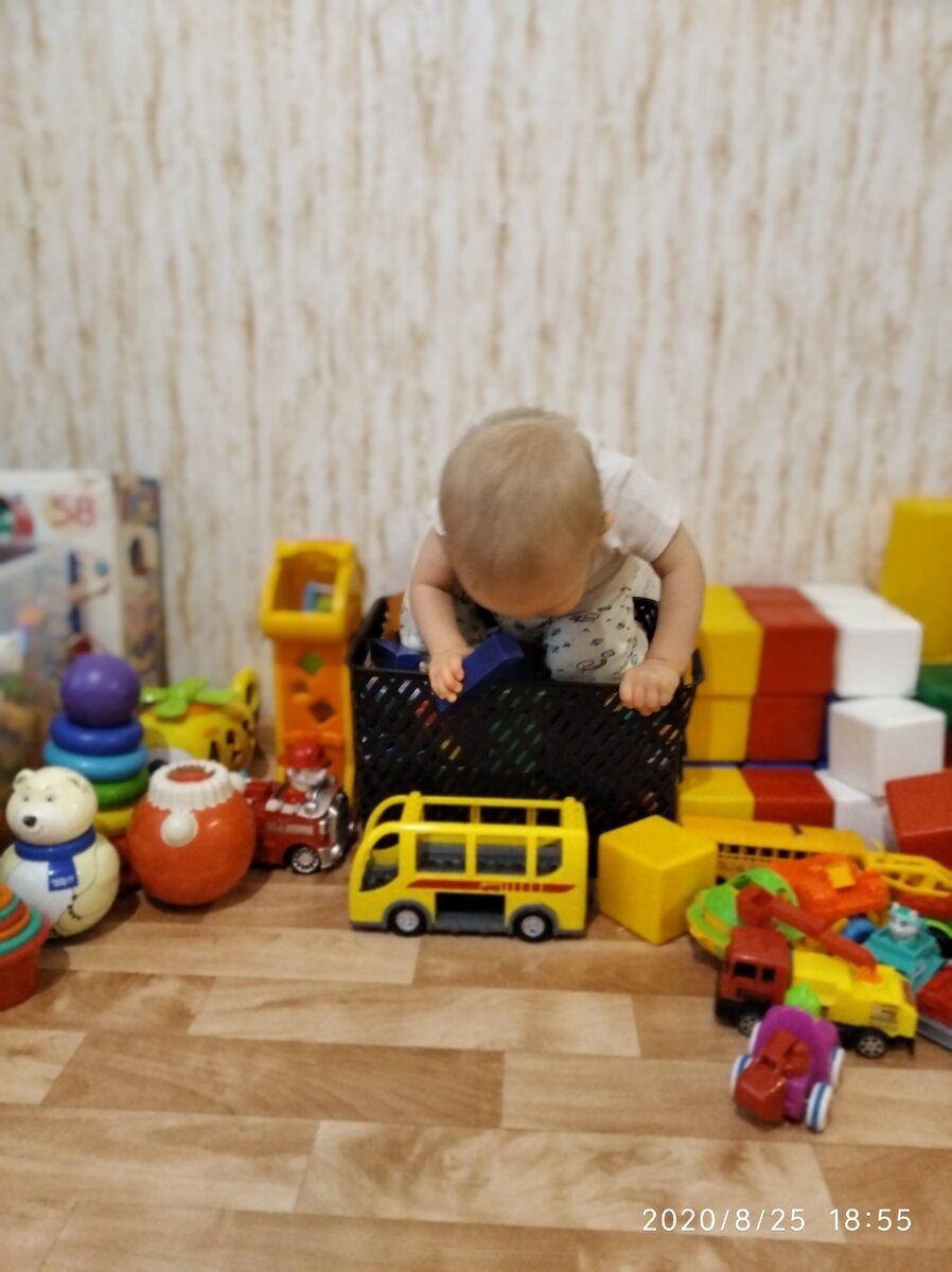 Игрушки младшему не покупали, их и так полный дом, купили лишь одну погремушку за 140 руб., чтобы под ёлку от деда Мороза положить.