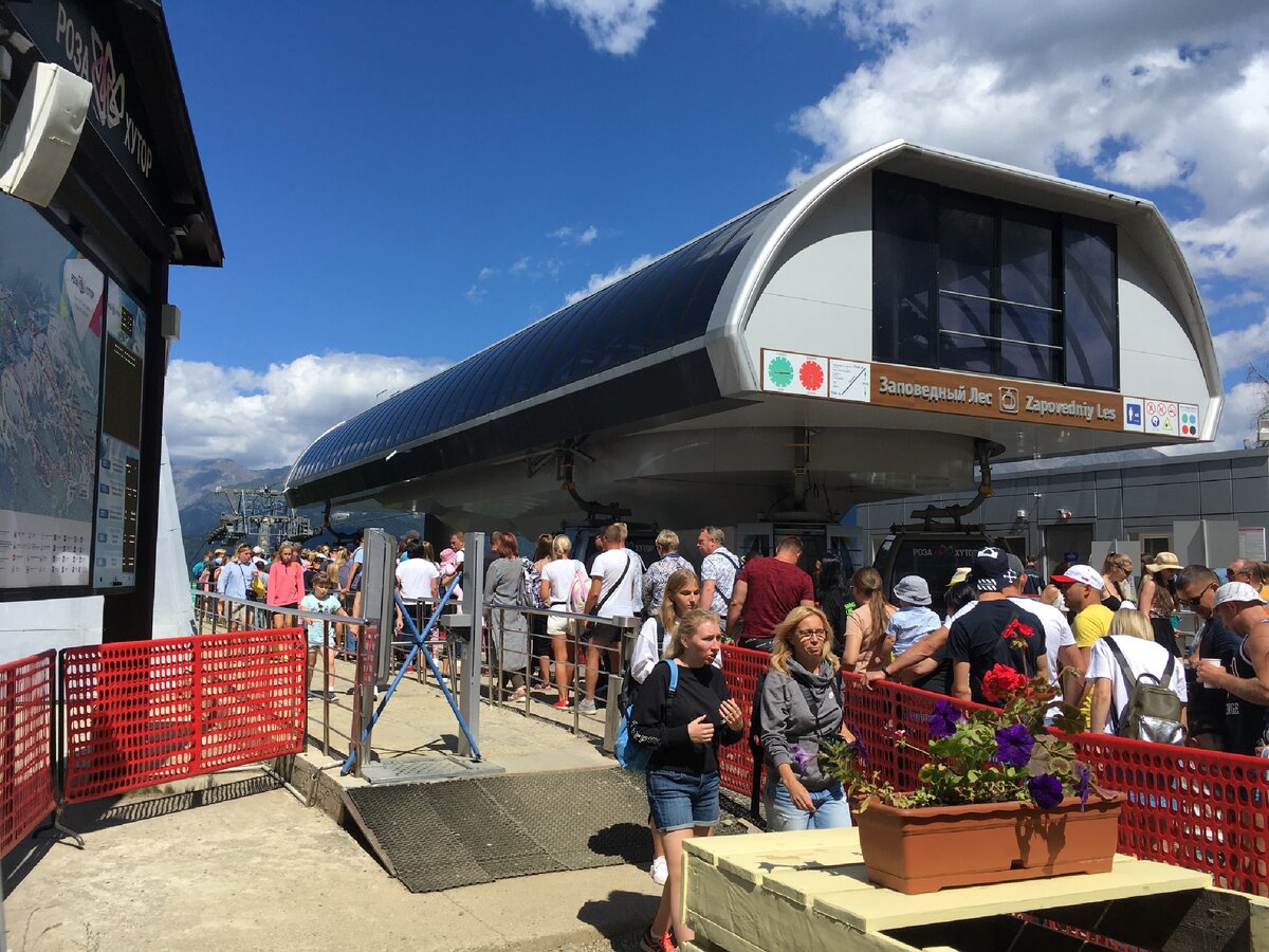 Очередь на подъемник