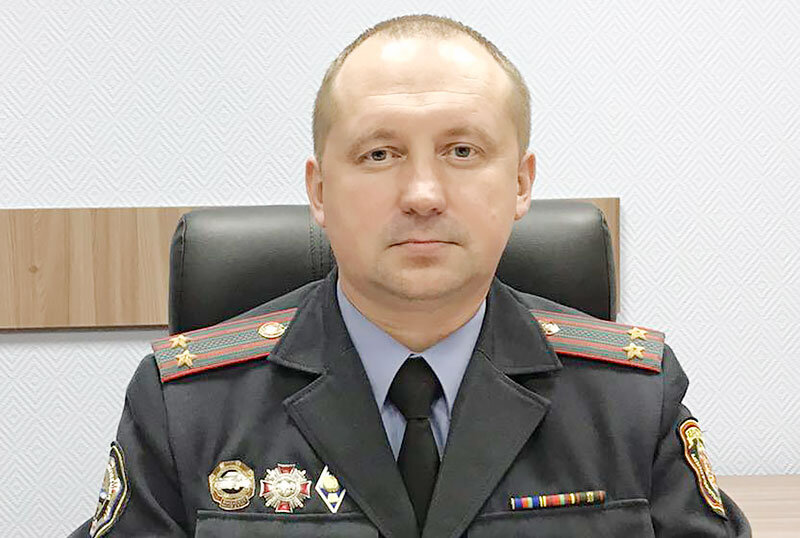 Начальник ОГАИ Фрунзенского РУВД г. Минска Андрей Шуканов.