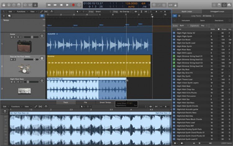 *Скриншот из программы Logic Pro x