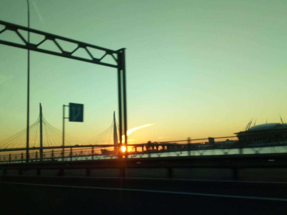 Закат в Петербурге
