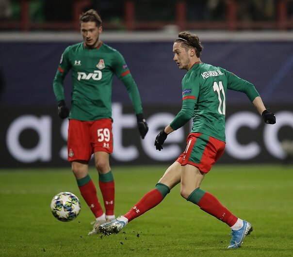 Антон и Алексей Миранчук в матче с "Байером"