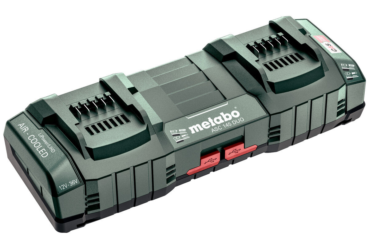 ЗУ Metabo ASC 145 Duo. Изображение взято с сайта производителя Metabo.