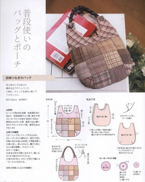 Pattern: Red Linen Bag