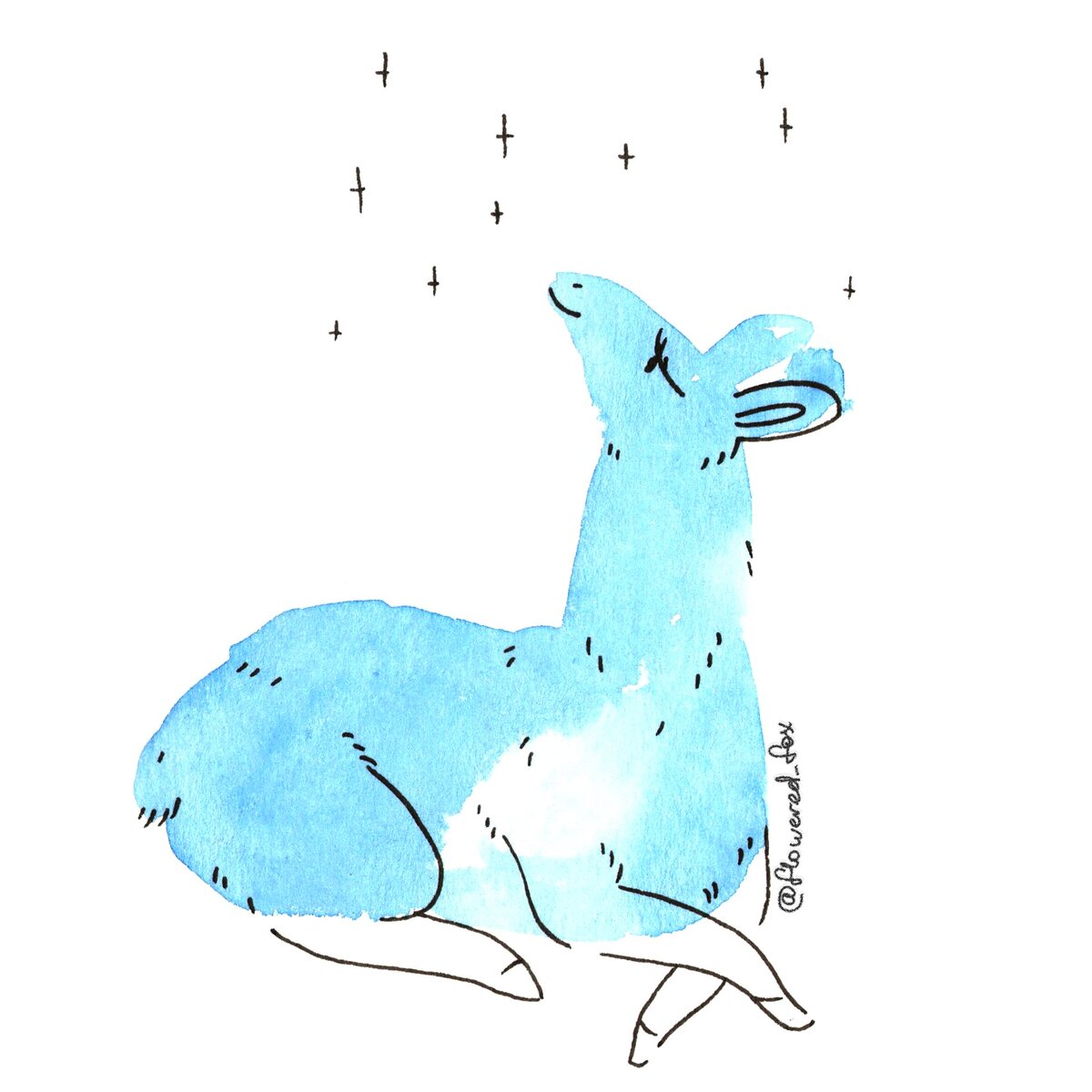 А всего лишь захотелось нарисовать подруге открытку к празднику