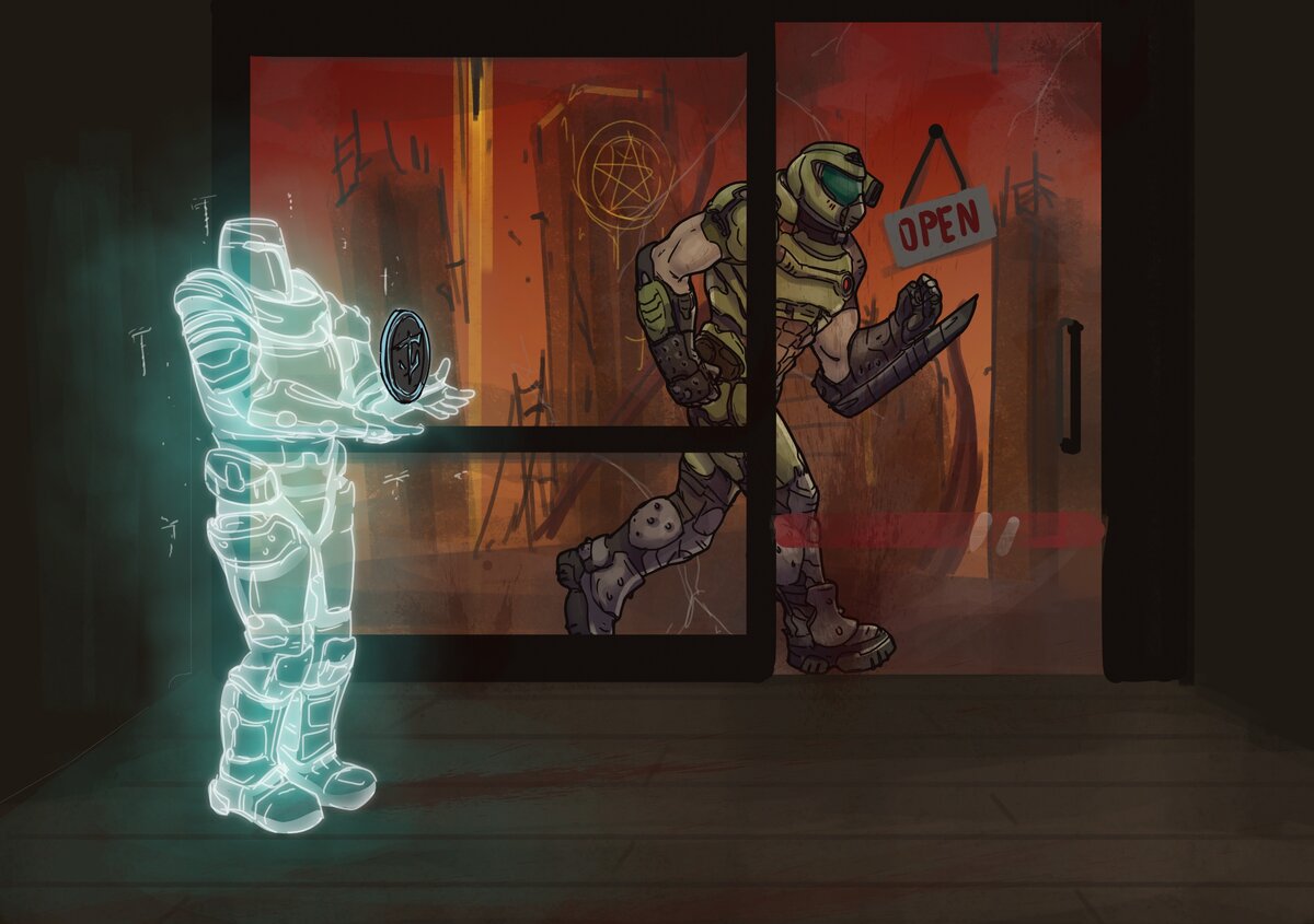 Главное, не забыть сначала врезать призраку