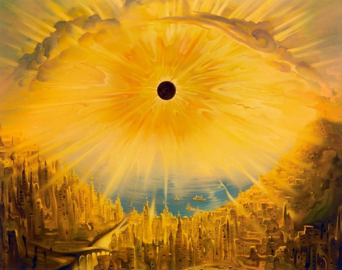 Солнце картина Владимир куш