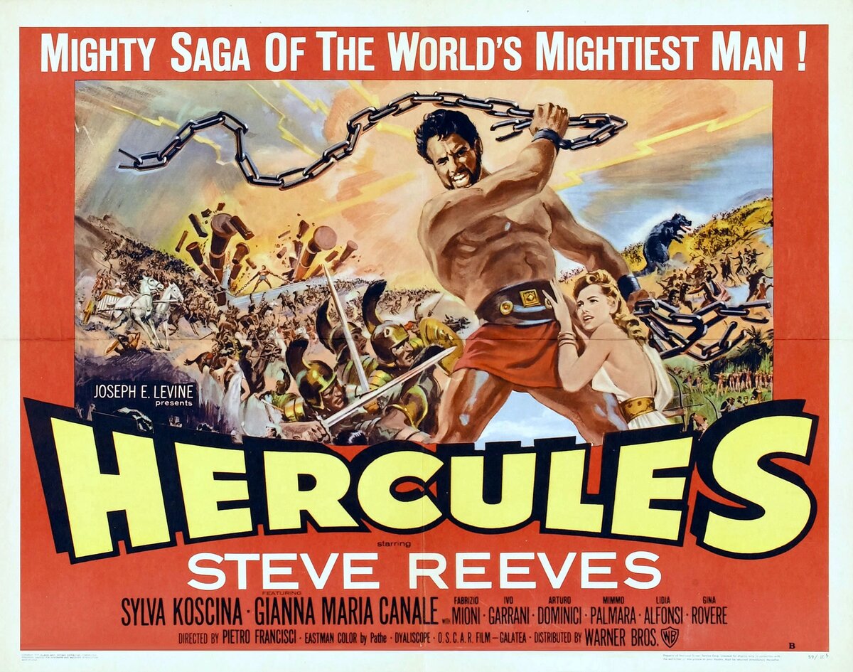 Подвиги Геракла" (1958) - изображение из открытых источников 